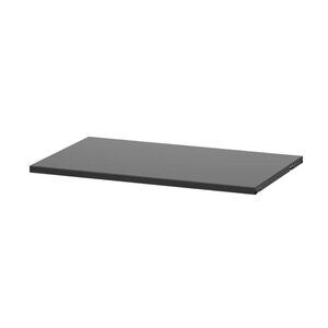 NIP ORIGINAL IKEA BOAXEL BLACK WOOD SHELF 605.755.99 23 5/8 x 15 3/4 "